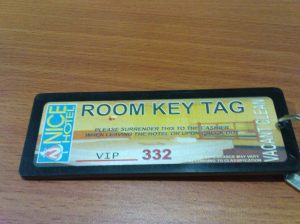 Nice Hotel Key Tag